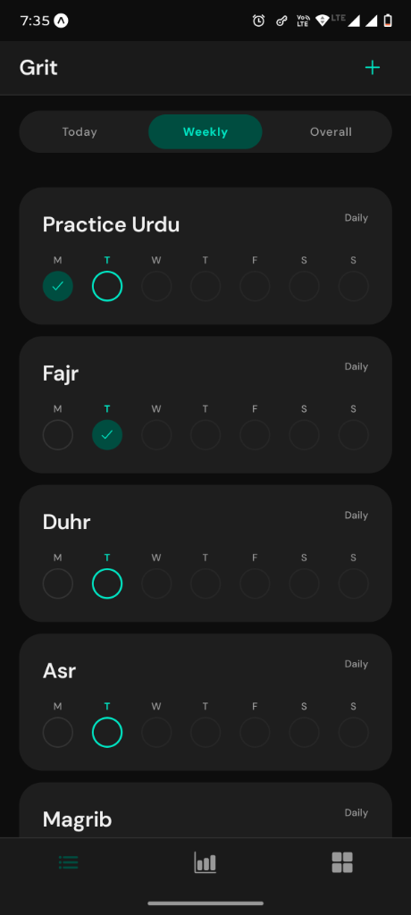 Grit App Mockup